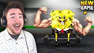 NEW BUFF SPONGEBOB HORROR GAME!? | Gym or Jail (True Ingredients Developer)