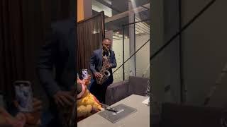 Birthday dinner serenade... #saxophonelife #saxophoneworld #love #london  #birthday