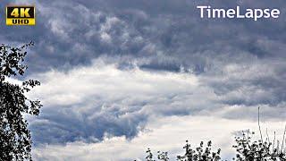 Clouds before a Storm Timelapse 4k UHD footage video 2160p