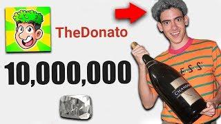 LLEGANDO A LOS 10 MILLONES DE SUSCRIPTORES EN DIRECTO *sorteo epico y nuevo color* | TheDonato