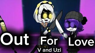 "Out for LOVE" Uzi vs V ||Murder-Drones Animation|| Gacha life 2||