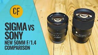 Comparing the new Sigma vs Sony 50mm f/1.4 lenses