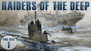 Raiders of the Deep Solitaire Campaign | Episode 1 | August 1914 | WW1 U-Boat Board Game