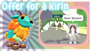 My Offer For A Kirin! (Adopt Me) | AstroVV