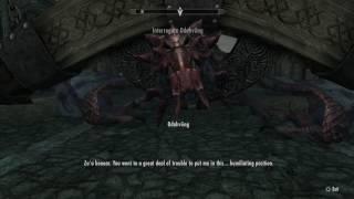 Skyrim Odahviing Battle and Dialogue