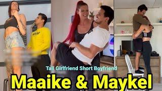 Maaike & Maykel | tall girlfriend short boyfriend | tall woman short man