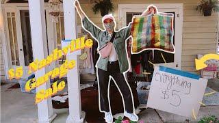 Nashville Garage Sale || Everything was $5!! || Free People, Designer, Vintage