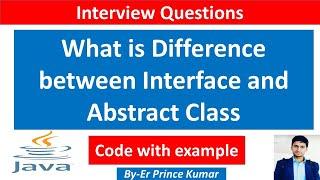 #Abstract #Interface Difference between Interface and Absract Class @WriteCodeWith Prince