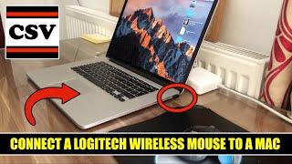 How to CONNECT a Logitech Wireless Mouse to a Macbook Pro Computer - Basic Tutorial | New