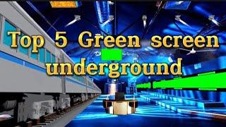 Top 5 green screen underground for editing video #greenscreen
