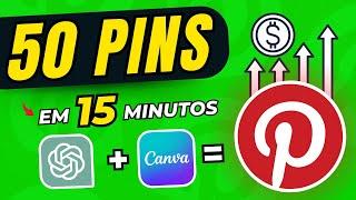 Crie PINS no Pinterest em MASSA com ChatGPT + Canva (+BÔNUS)