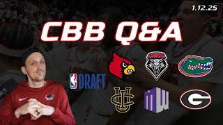 1/13 College Hoops Q&A - Louisville in March, Johni Broome's injury + What is wrong with Cincy???