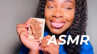 ASMR Ear Eating Nutella Chocolate w/ Mouth sounds!!