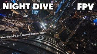 Diving the World's 3rd Tallest Skyscraper at Night | DJI Action5 PRO