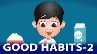 Good Habits For Kids in English - Part 2 | Preschool Learning | Daily Activities | Nirnay Kidz