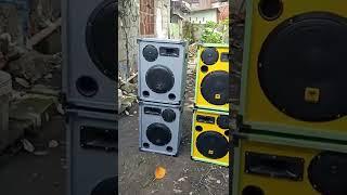 Kevler speaker d12  sound check. home DIY set up 3 way( videoke)