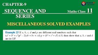 CBSE11 MATHS CH-9(SEQUENCE & SERIES)|cbseclassximaths|ximaths|xiAP&GP|ximathsncert|example23