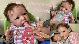 REBORN SASKIA'S BREAKFAST ROUTINE (Giveaway Baby) Plus Happy Mail