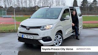 Toyota Proace City Verso Langversion 2020: Familienkombi im Review, Test, Fahrbericht