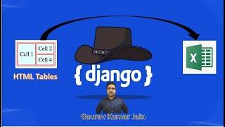 Export HTML Table to Excel using Django