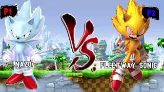 Sonic Battle Mugen | Nazo Vs Fleetway Sonic