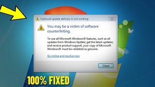 Fix You may be a victim of software counterfeiting in Windows 7 | How To Remove Message Error 