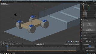 Blender 2.83. Анимация автомобиля, ограничители, физика.