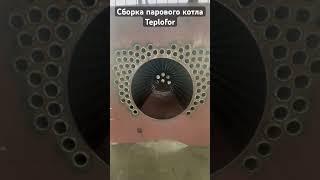 Сборка парового котла Teplofor Lexor #котлы #производство #газовыйкотел #boiler #отопление