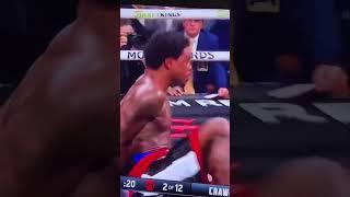 Spence v Crawford 1st Knockdown