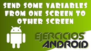 Send some variables from one screen to other screen | App Inventor 2