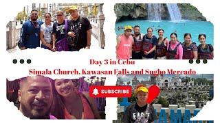 Our day 3 in Cebu #simalachurch  #kawasanfalls #SugboMercado#KrisPlorerVlogs #PinoyFaminAmerica