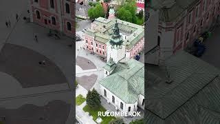 Mesto Ružomberok a jeho námestie #drone #ruzomberok #liptov #namestie #square