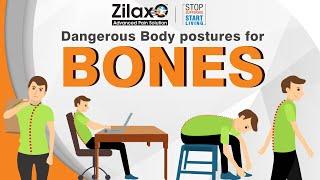 Dangerous Body Postures For Bones | Body Posture Correction/ Exercise/ Workout| Zilaxo Pain Clinic
