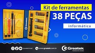 Kit de Ferramentas Greatek [38 peças]