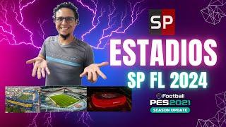 CÓMO DESCARGAR los ESTADIOS para SP FOOTBALL LIFE 2024 y FL 25 | SMOKE PATCH PES 2021 TUTORIAL PC #3