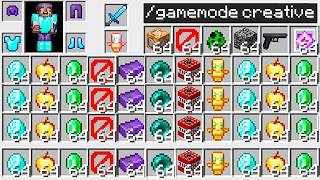 I Secretly Used CREATIVE MODE in Minecraft Bedwars..