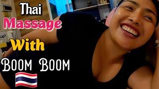 THAI MASSAGE ASMR IN PATTAYA  HAPPY EVENING SO FUNNY ️