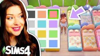 Building a House But My SIMS Pick The Items AND SWATCHES in The Sims 4 // Build Challenge