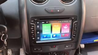 Dacia DUSTER  -LOGAN OEM radio replacement system with GPS and parking camera