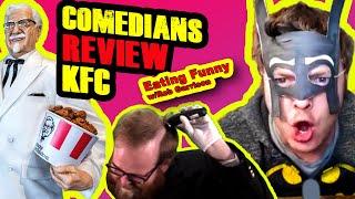 KFC Fast Food Review - Butler SHAVES Head!! w/Batman, Eating Funny #7