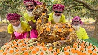 Whole Goat Mutton Biriyani - Asto Khasi Dum Tehari - Grandpa Cooking for Special People