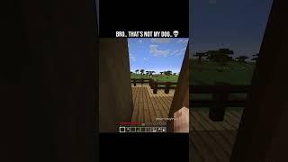It Was Never My Dog  #minecraft #viralshorts