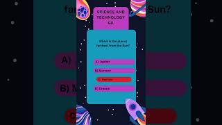 Which is the planet farthest from the Sun #shortsfeed #shorts #sun #planet #farthest