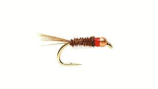 Red Neck Beadhead Pheasant Tail Nymph from Fulling Mill