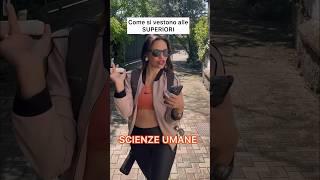COME SI VESTONO ALLE SUPERIORI! ️