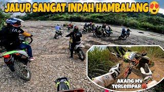 AKANG MV TRABAS LAGI UDAH MULAH JAGO‼️RATUSAN MOTOR TRAIL