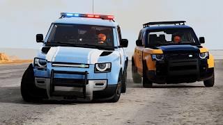 Angry Police Car vs Road Range  #84 - BeamNG Drive Nation