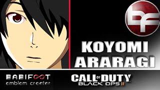 COD Black Ops 2 Emblem Tutorial  - Koyomi Araragi From Bakemonogatari