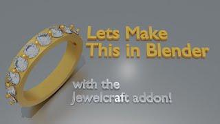 Hey Jewelers - Blender Jewelry Designs with the Add-on called JewelCraft!