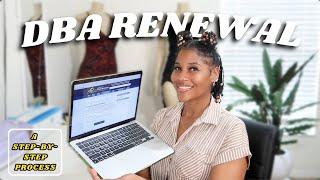 How To Renew DBA | Fictitious Name Step-By-Step 2024